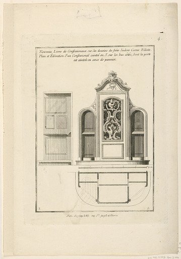 Design for a Confessional, no. 4
