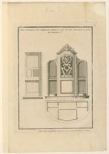 Design for a Confessional, no. 5