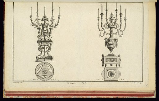 Two Candelabra Designs