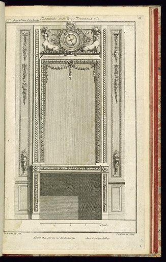 Chimneypiece Design with Overmantel