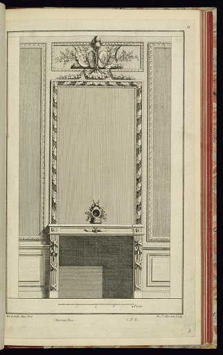 Chimneypiece Design with Overmantel