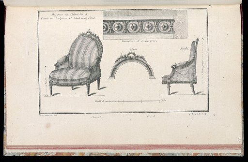 Bergere en Cabriolet Ornée de Sculptures et totalement finie