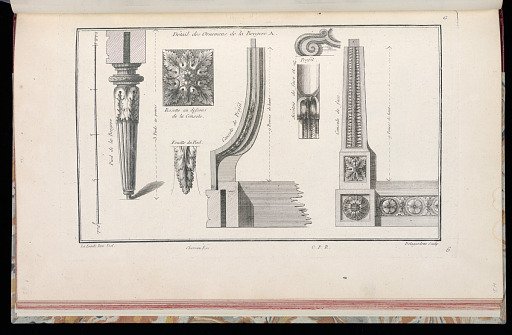 Détail des ornemens de la Bergere A