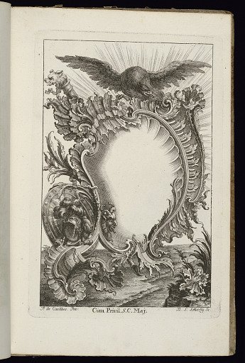 Cartouche with Eagle
