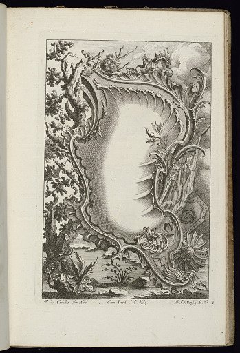 Cartouche with Mask