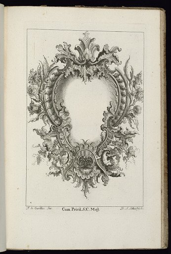 Cartouche with Mask