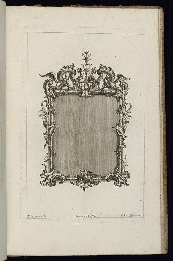 Frame with Rocaille Volutes and Wings