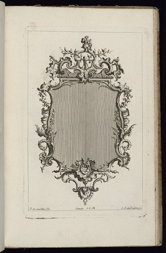 Frame with Helmet and Dragons