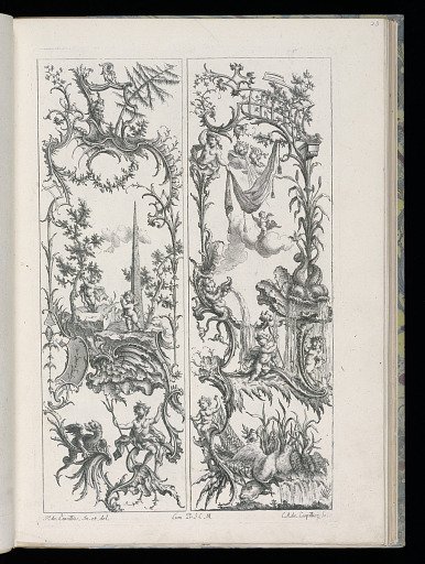 Designs for Two Vertical Panels