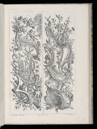 Designs for Two Vertical Panels