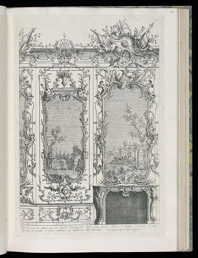 Wall with Painting and Chimneypiece