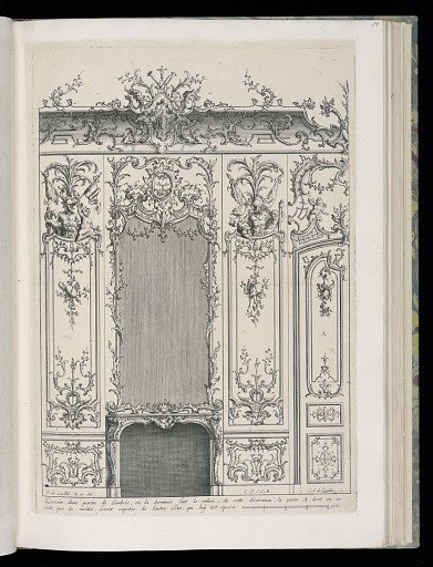 Wall with Chimneypiece and Mirror