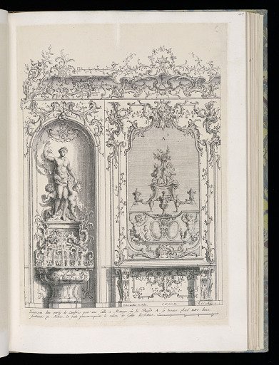 Wall with Fountain and Buffet