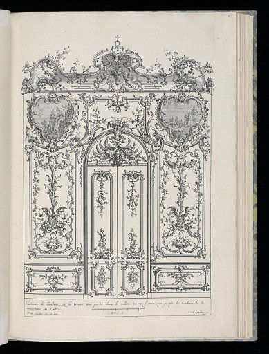 Wall with Double Door