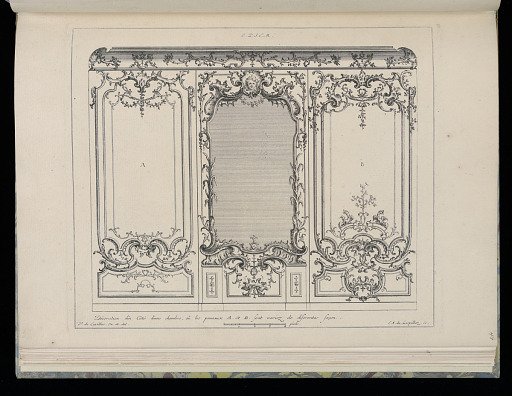 Wainscoting with Three Panels and Mirror