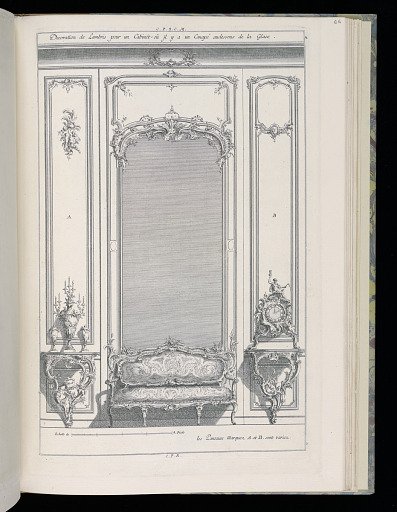 Wall with Canapé and Mirror