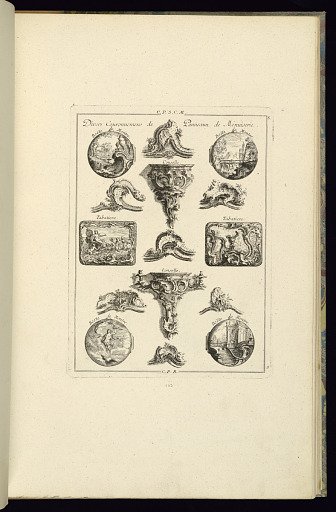 Divers Couronnemens de Panneaux de Menuiserie
