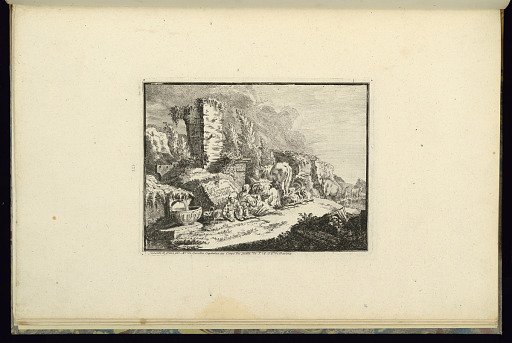 Design for a Landscape with a Sheperdess and Cows