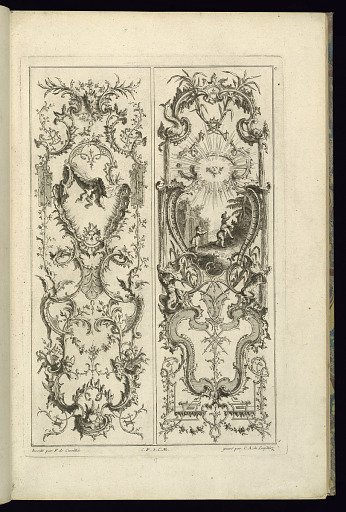 Design for Two Panels of Ornament