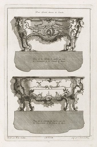 Deux diferents desseins de Comodes