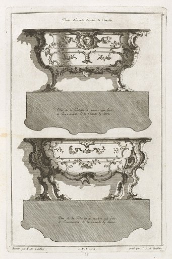 Deux diferents desseins de Comodes