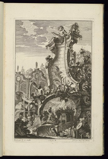 Design for Fountain with Trophy of Musical Instruments