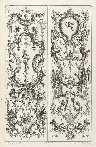 Designs for Two Gueridons and a Wall Bracket with a Vase