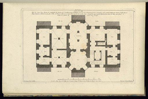 Plan des Caves d'une Maison de Campagne