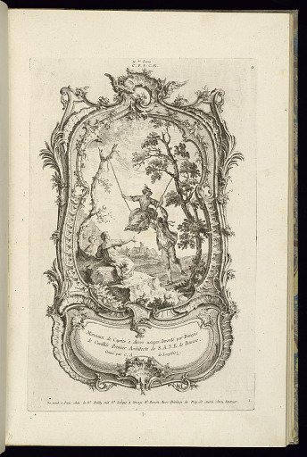 Design for a Cartouche with Vignette