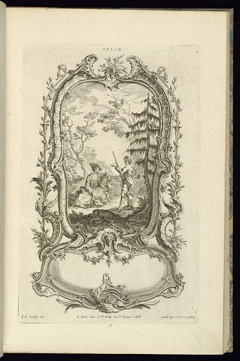 Design for a Cartouche with Vignette