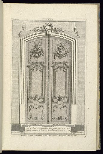 Elevation and Plan of a Carriage Entrance