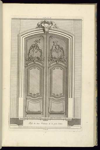 Elevation and Plan of a Carriage Entrance