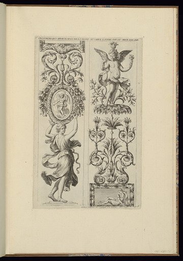 Two Panels of Ornament Design