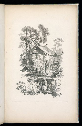 A Woman Fishing with Children