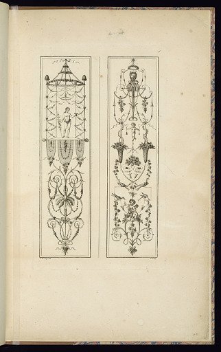 Two Arabesque Panel Designs