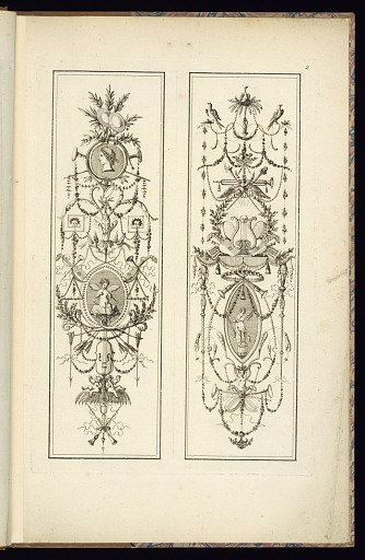 Two Arabesque Panel Designs
