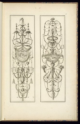 Two Arabesque Panel Designs
