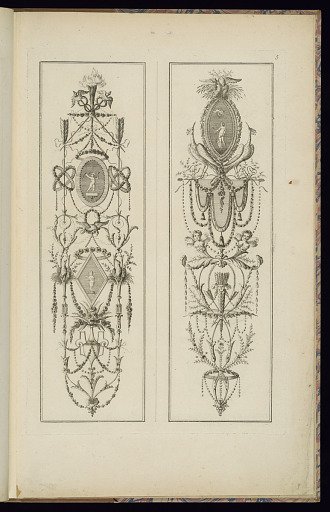 Two Arabesque Panel Designs