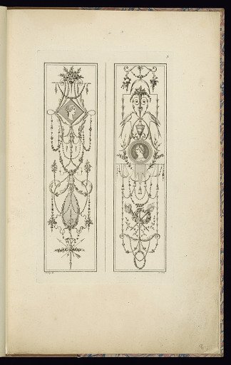 Two Arabesque Panel Designs