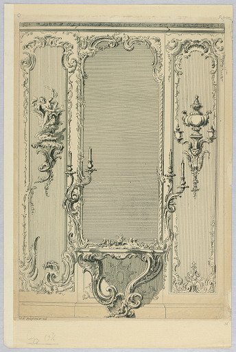 Design for a Console and Mirror