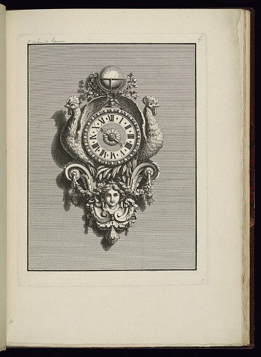 Wall Clock (Cartel) Design (Title Page Before Lettering)