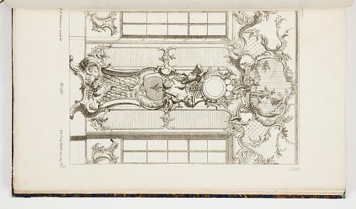 Design for a Clock with Surrounding Ornamentation