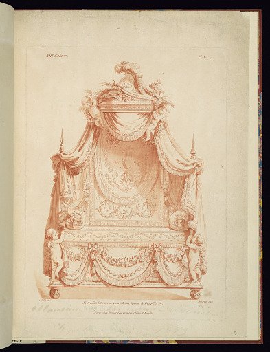 Model d’un Lit executé pour Monseigneur le Dauphin
