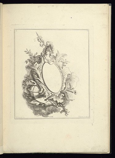 Design for a Cartouche Representing the Liberal Arts