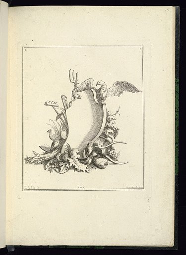 Design for a Cartouche Representing the Garden