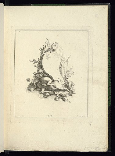 Design for a Cartouche Evoking War