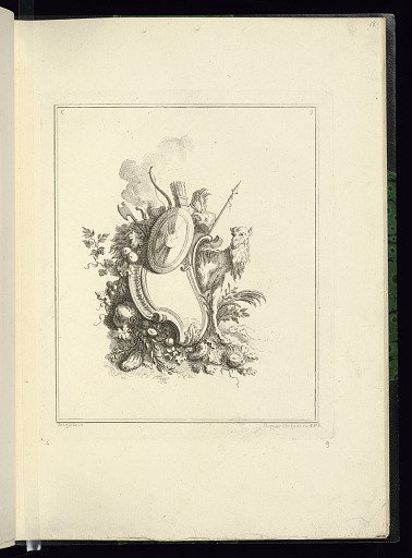 Design for a Cartouche Representing the Continent of Asia