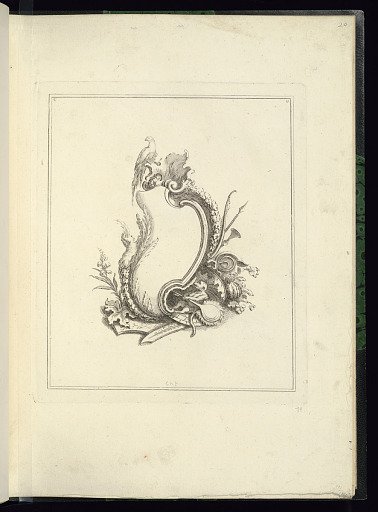 Design for a Cartouche Representing the Continent of America
