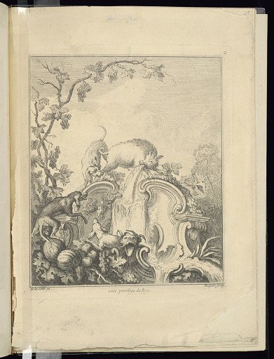 Design for a Cartouche Evoking the Season of Autumn and The Chase