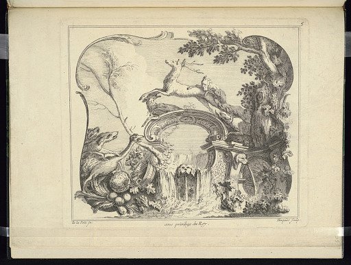 Design for Cartouche Forming a Bridge (Horizontal)